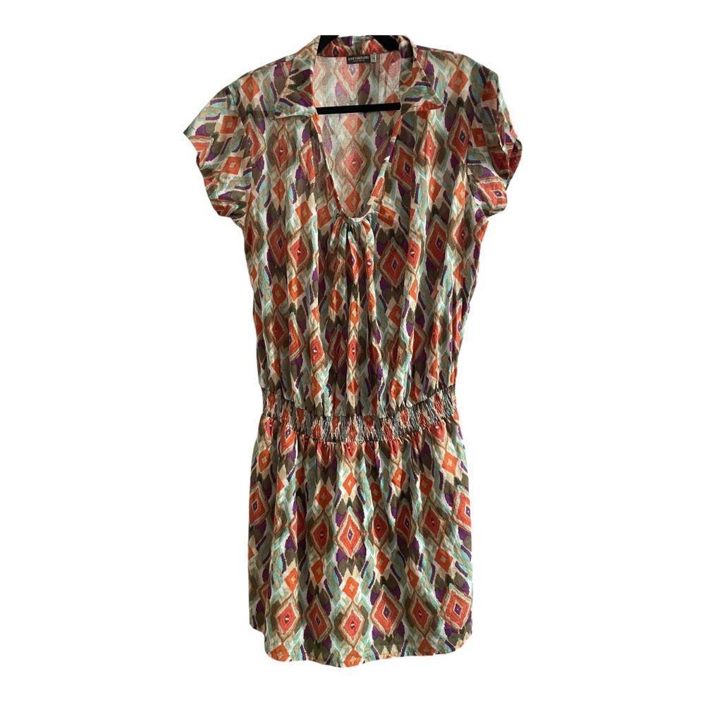 EARTHBOUND Multicolor Geometric‎ Pattern Dress